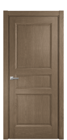Дверь межкомнатная Неоклассик 4 Цвет Дуб Мускат Покрытие Шпон натуральный  Наличник L 75 Цена 48050