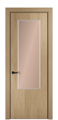 Дверь межкомнатная Россо 2 DO Цвет Дуб Светлый Покрытие ШПОН Дуб Наличник  WL85 Цена 74839